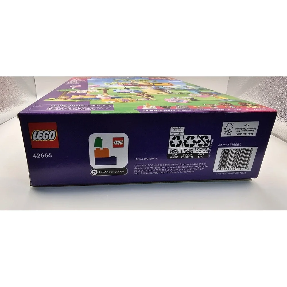 NEW 321 Pc Lego Friends 42666 Cat Birthday Party & Tree House Age 6+ Toy
